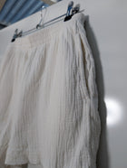 Lioness Eyelet Tie-Front Shorts White Women's XS - Image 9