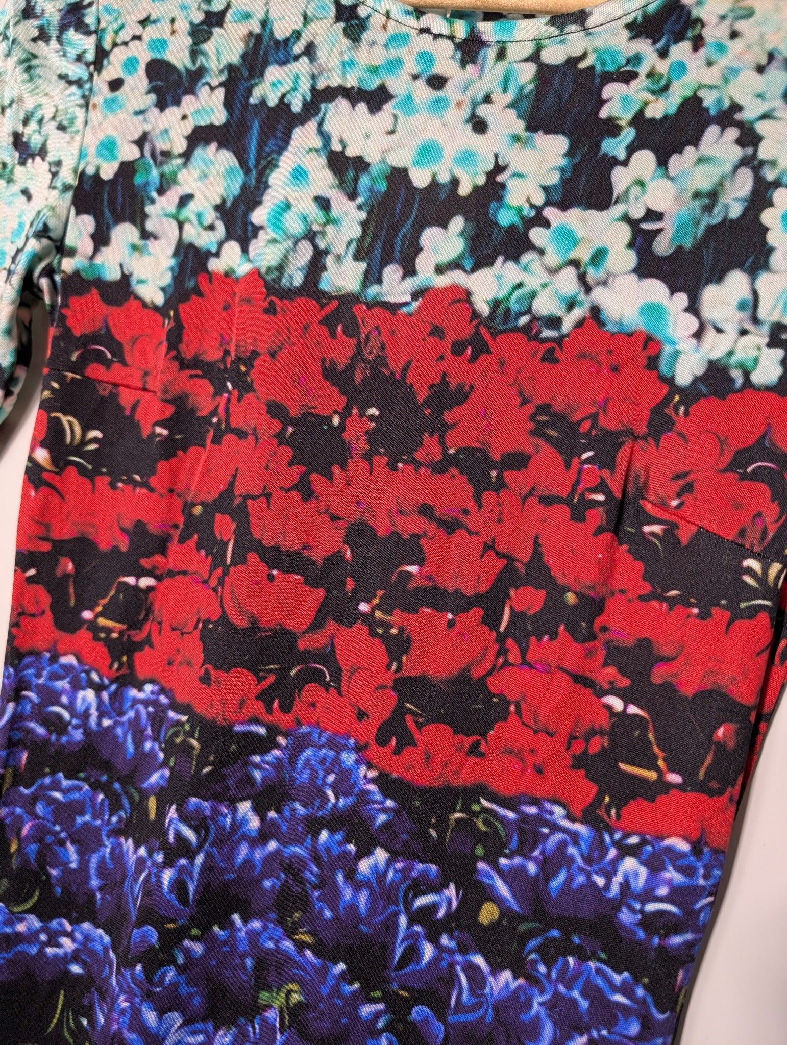 Mary Katrantzou Floral Print Silk Jersey Sheath Dress Size S - Image 2