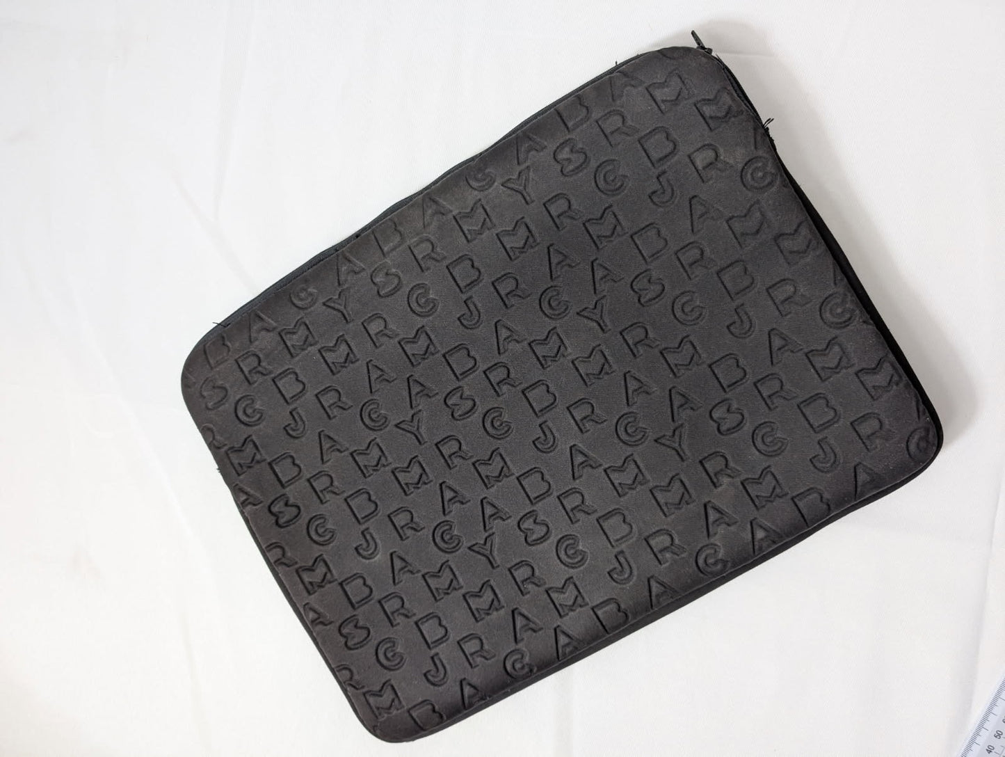Marc by Marc Jacobs Standard Supply Laptop Sleeve - Black Embossed Logo - Image 4