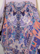 Camilla Australia Lavender Knit & Silk Floral Embellished Tunic - OS - Image 5