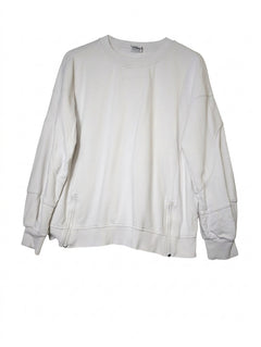 Country Road Women's Sweatshirt White Side Zip Detail - Image 1