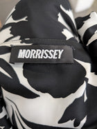 Morrissey Empire Waist Dress Black and White Floral - Image 4