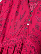 SPELL Desert Wanderer Tunic Dress Red XL - Image 2