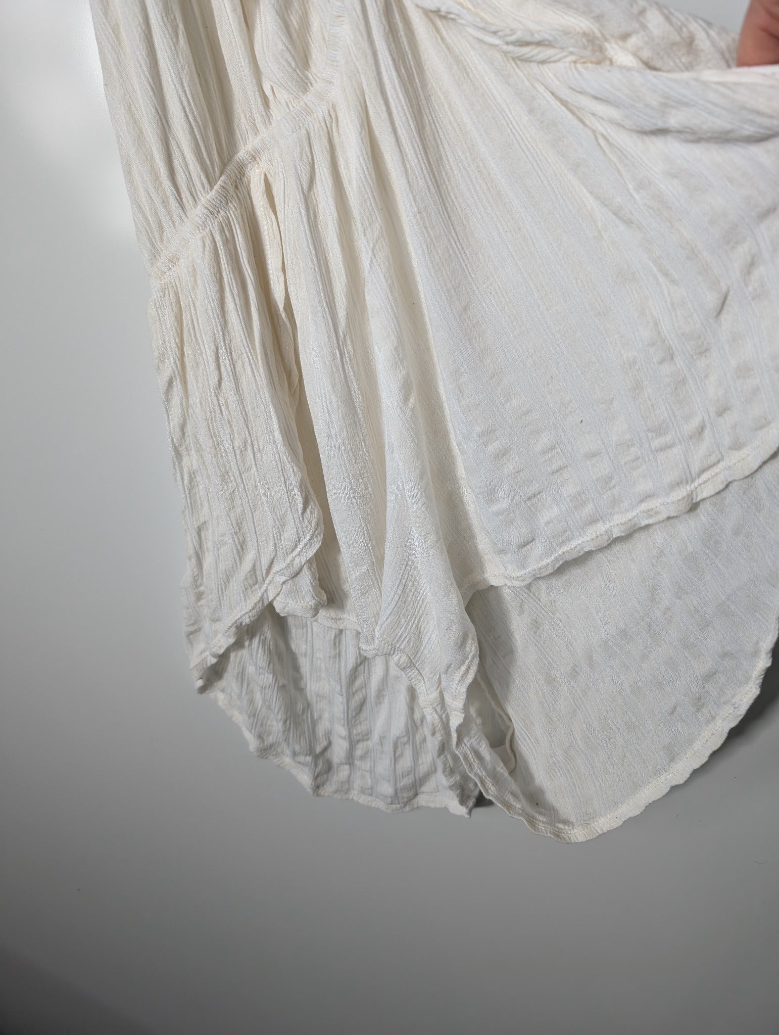 Zulu & Zephyr Crinkle Gauze Halter Romper White Women's AU 10 - Image 3