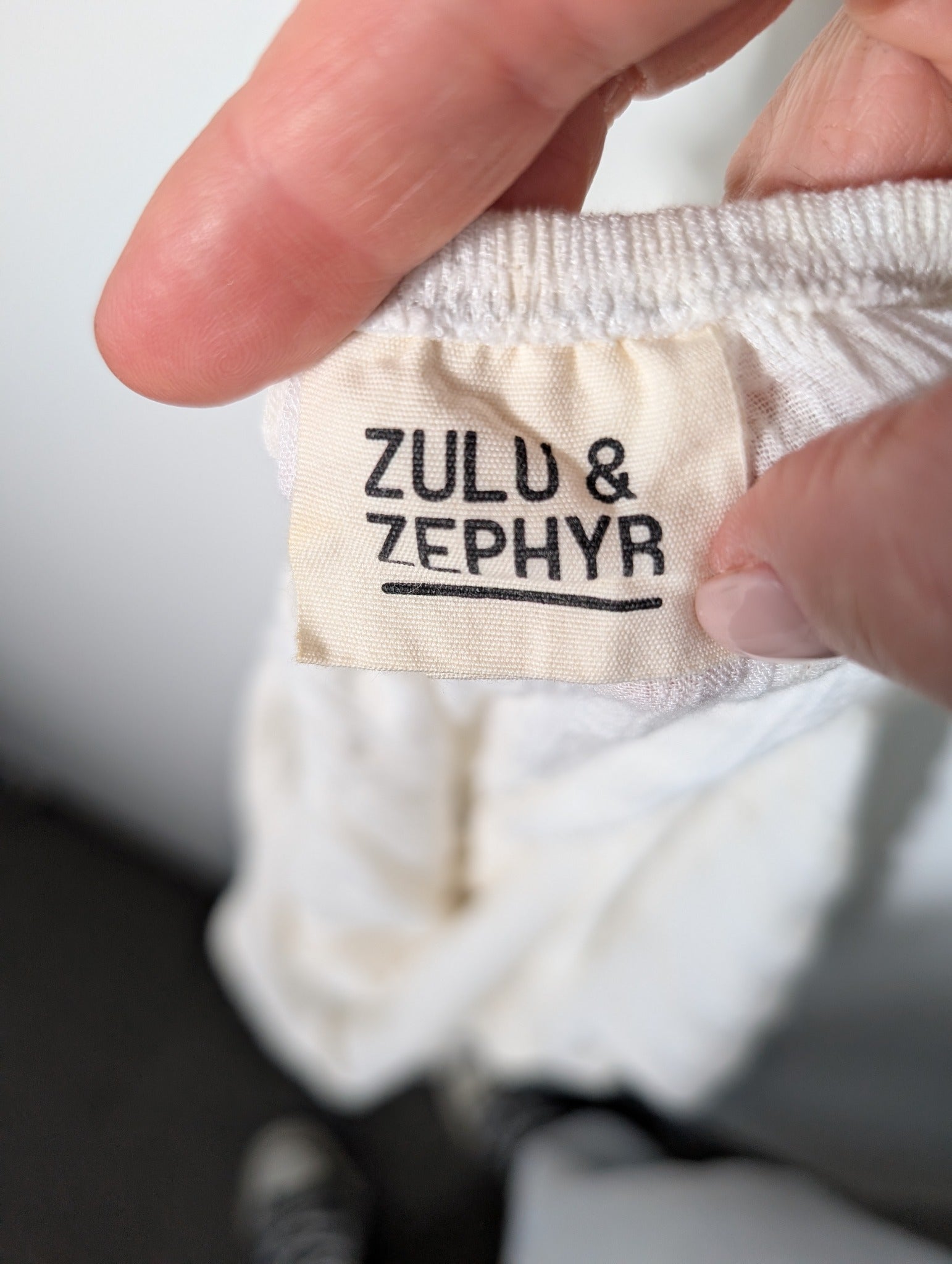 Zulu & Zephyr Crinkle Gauze Halter Romper White Women's AU 10 - Image 5