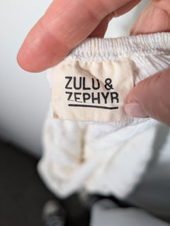 Zulu & Zephyr Crinkle Gauze Halter Romper White Women's AU 10 - Image 5
