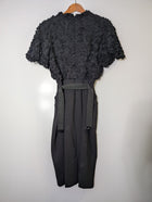Garry Bigeni Textured Dress Black Women's Size M - Image 8