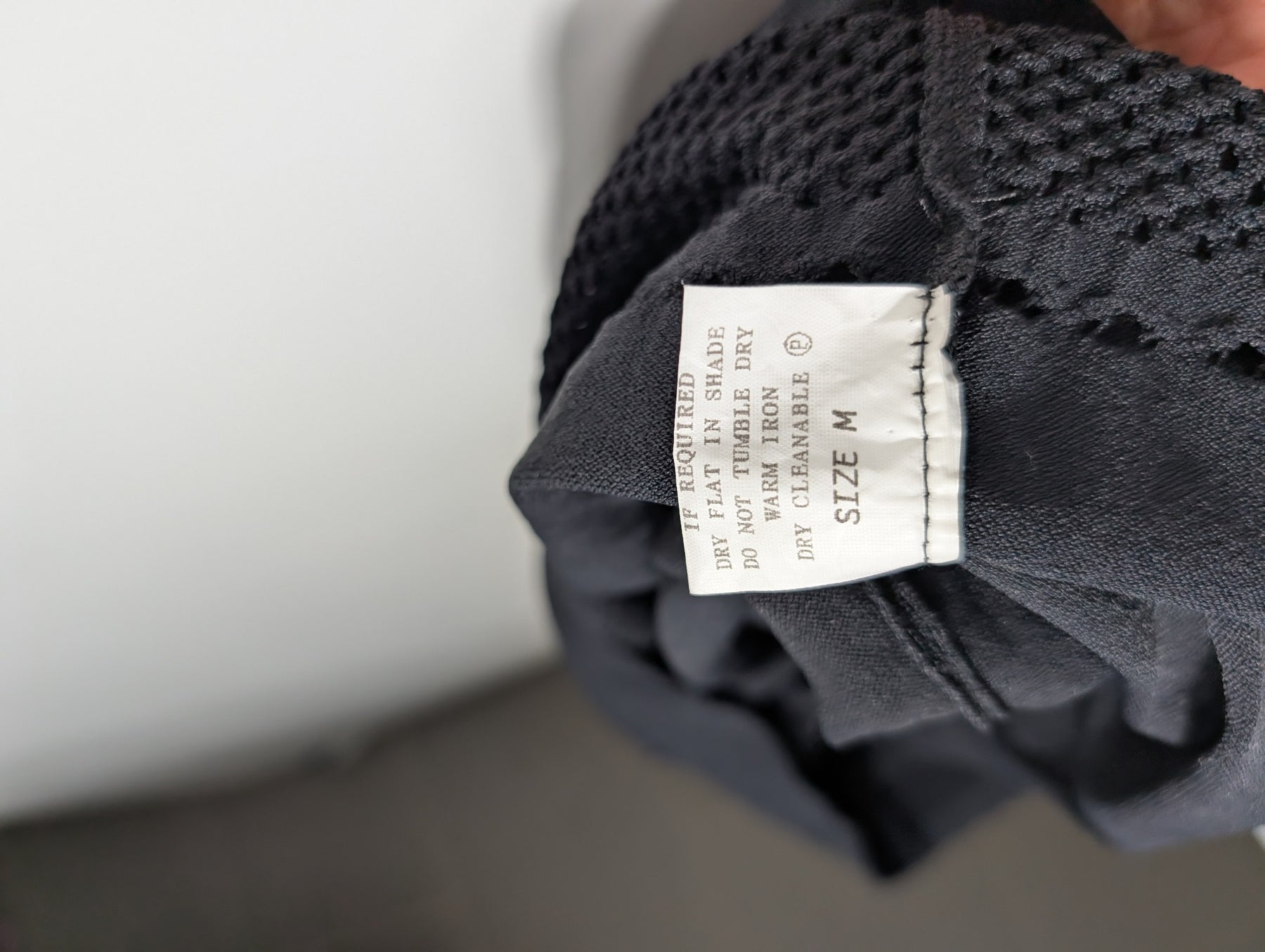 Scanlan Theodore Knit Dress Black Pointelle Detail Size M - Image 6