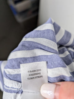 Rails Josephine Button-Down Shirt Blue and White Stripe XL - Image 7