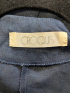 Croqus Navy Linen Blend Short Sleeve Blazer Size 9 AR - Image 5