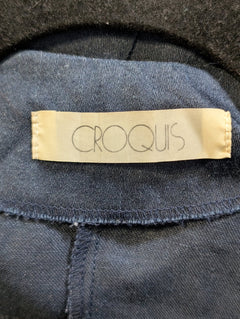 Croqus Navy Linen Blend Short Sleeve Blazer Size 9 AR - Image 5