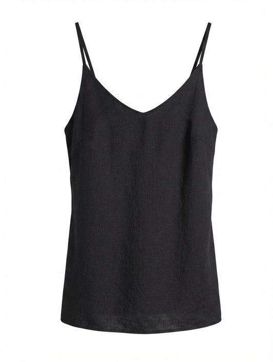 Billabong Linen Blend Cami Tank Top Olive Green Size 10 - Image 1
