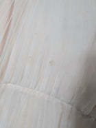 Merco Daron Pleated Chiffon Angel Sleeve Maxi Dress Pale Pink Size 12 - Image 3