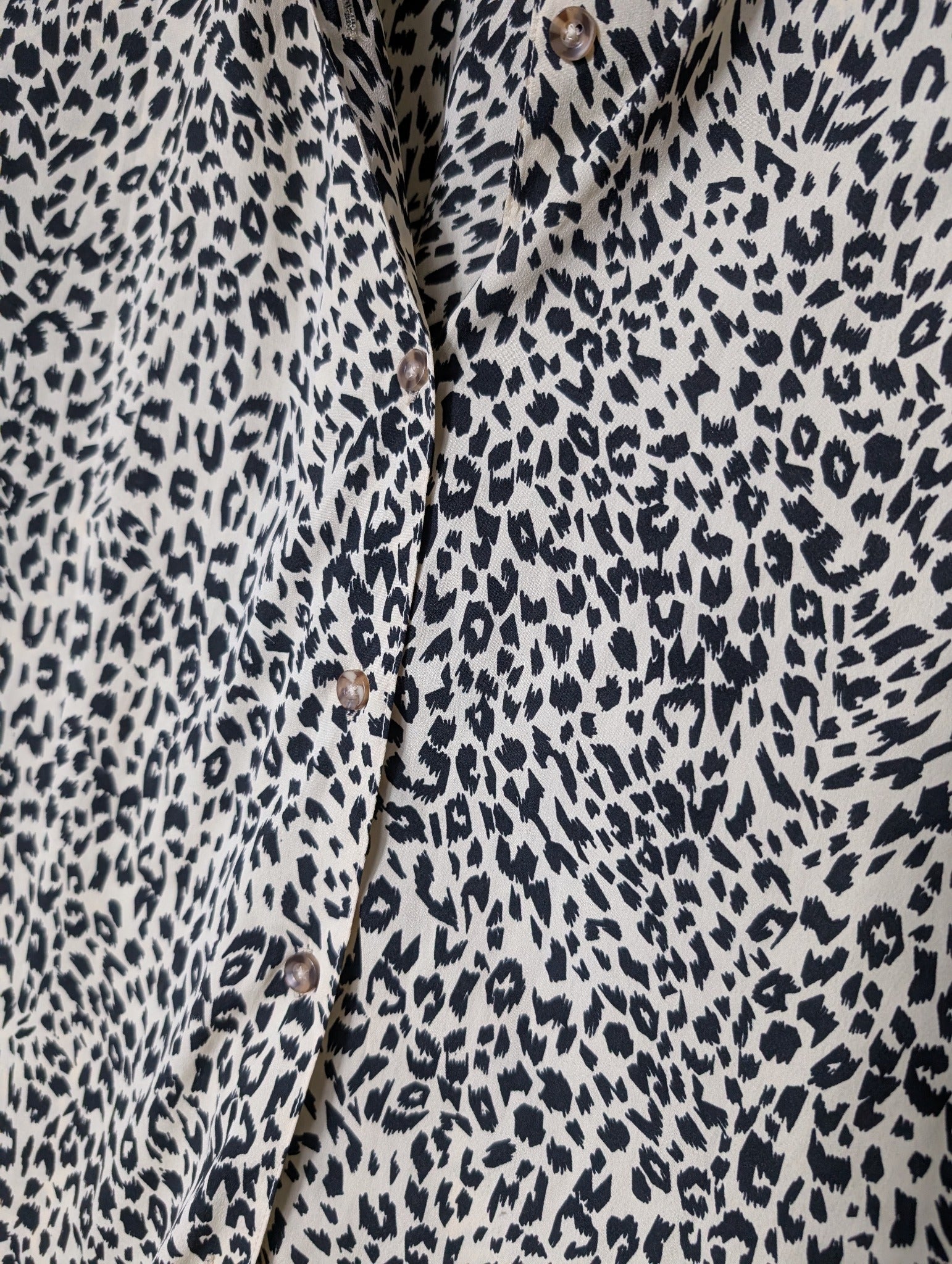 Volcom Corpo Class Leopard Print Shirt Dress Size S - Image 2