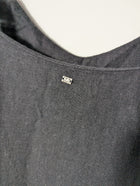 Billabong Linen Blend Cami Tank Top Olive Green Size 10 - Image 4