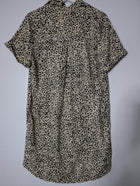 Volcom Corpo Class Leopard Print Shirt Dress Size S - Image 4