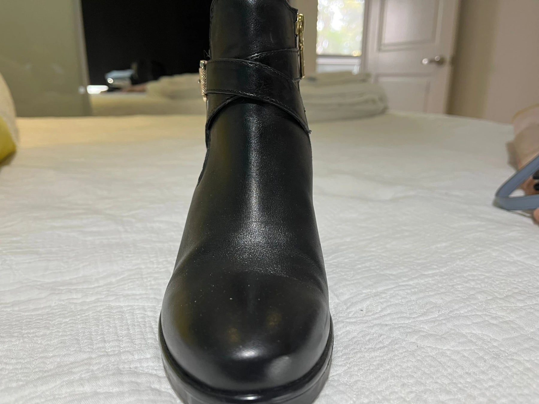 Carvela Black Leather Block Heel Ankle Boots EU 40 - Image 4