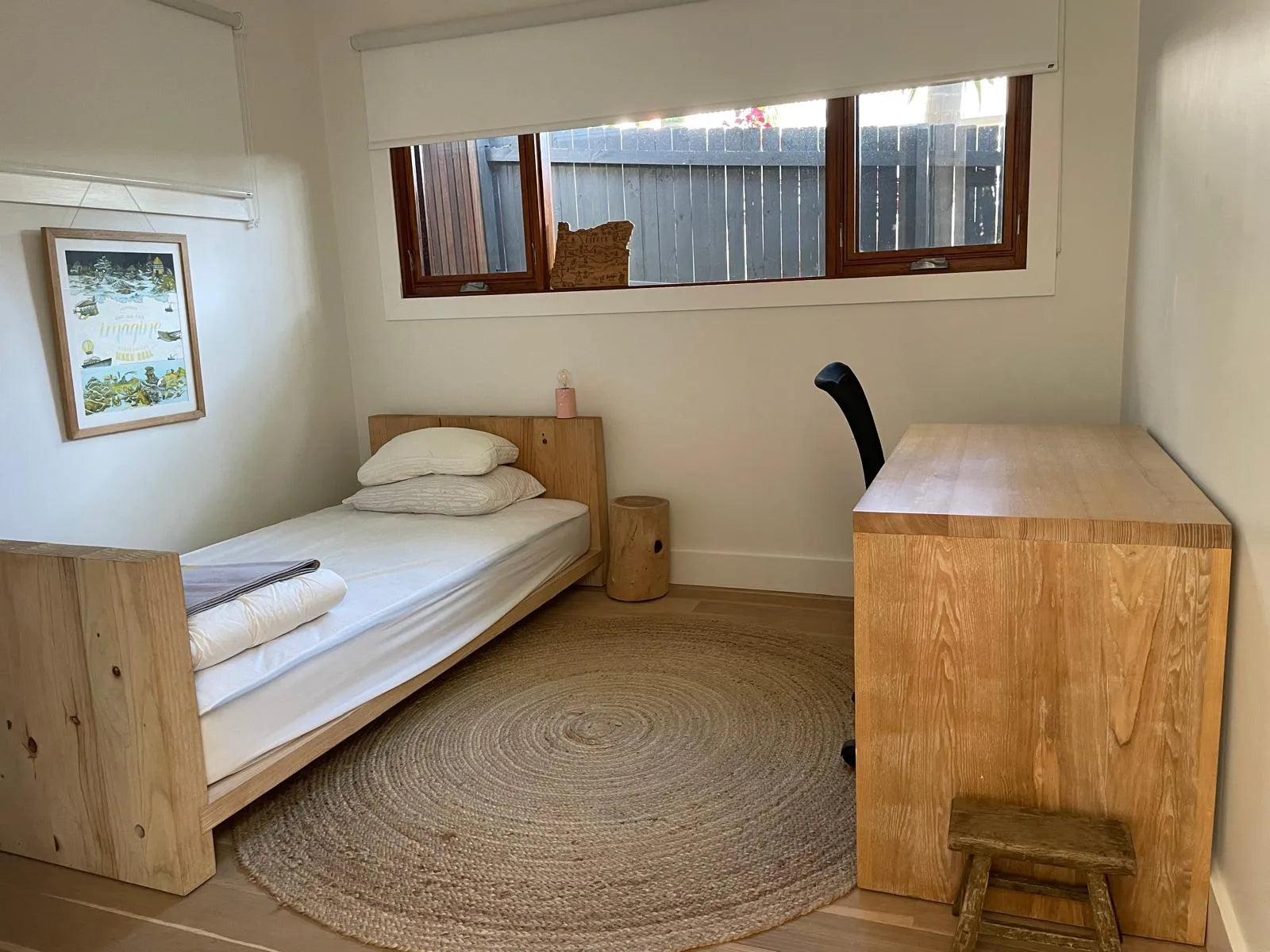 Mark Tuckey Basic Bed - King Single Solid Recycled Timber - Image 3