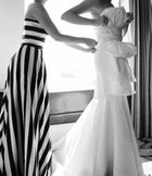 Oscar de la Renta Evening Gown Ivory Silk Taffeta US 10 - Image 7