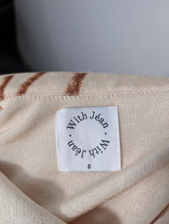 One Little Day Knit Dress Cream Floral Detail One Size - Image 2