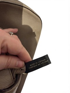 Marc Jacobs Recruit Nomad Crossbody Bag Taupe Leather - Image 9