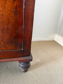 Antique Cedar Two-Door Sideboard Cabinet Arched Panel Design - Image 7