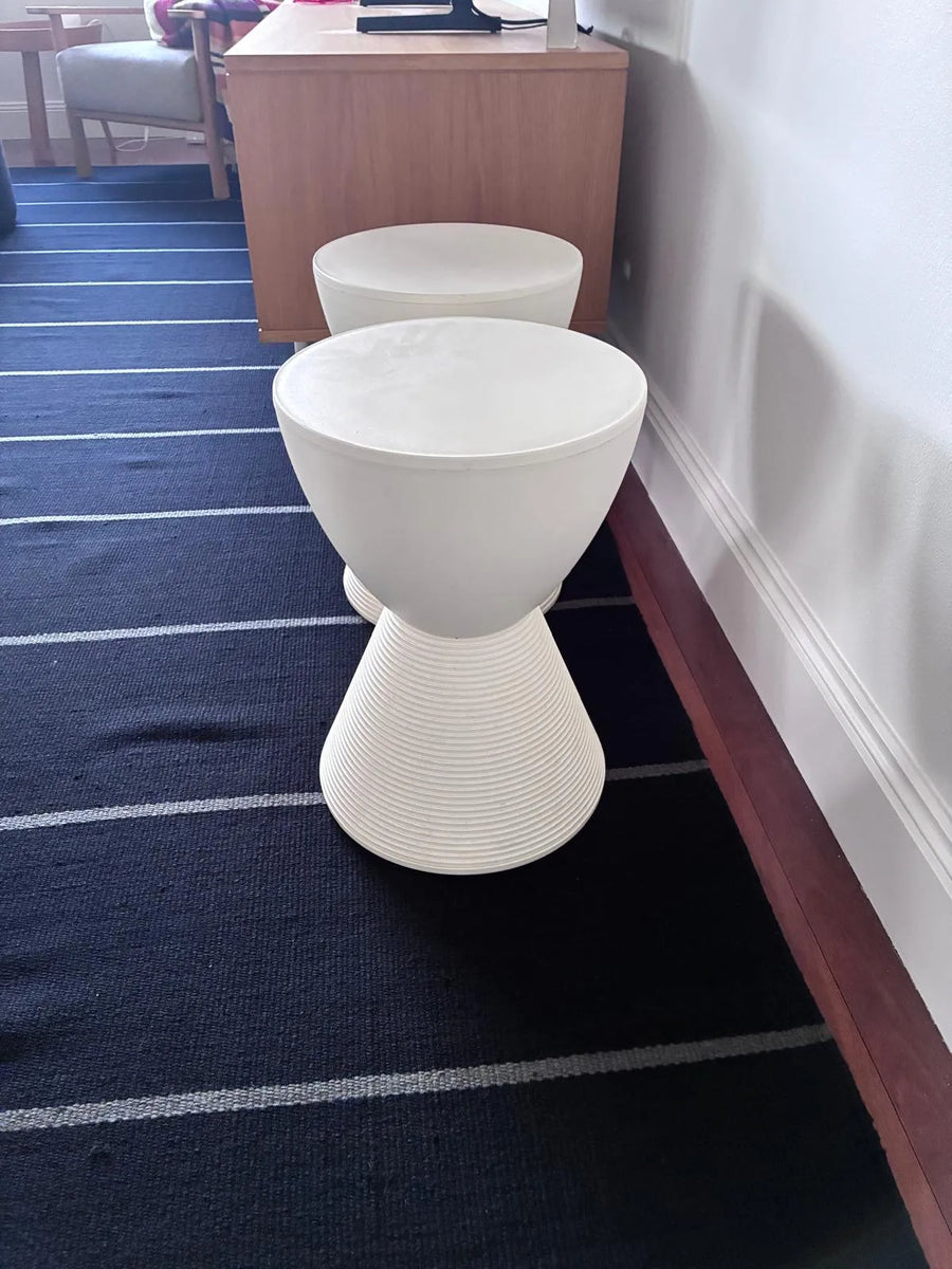 Kartell Prince AHA Stool Philippe Starck Wax White - Image 4