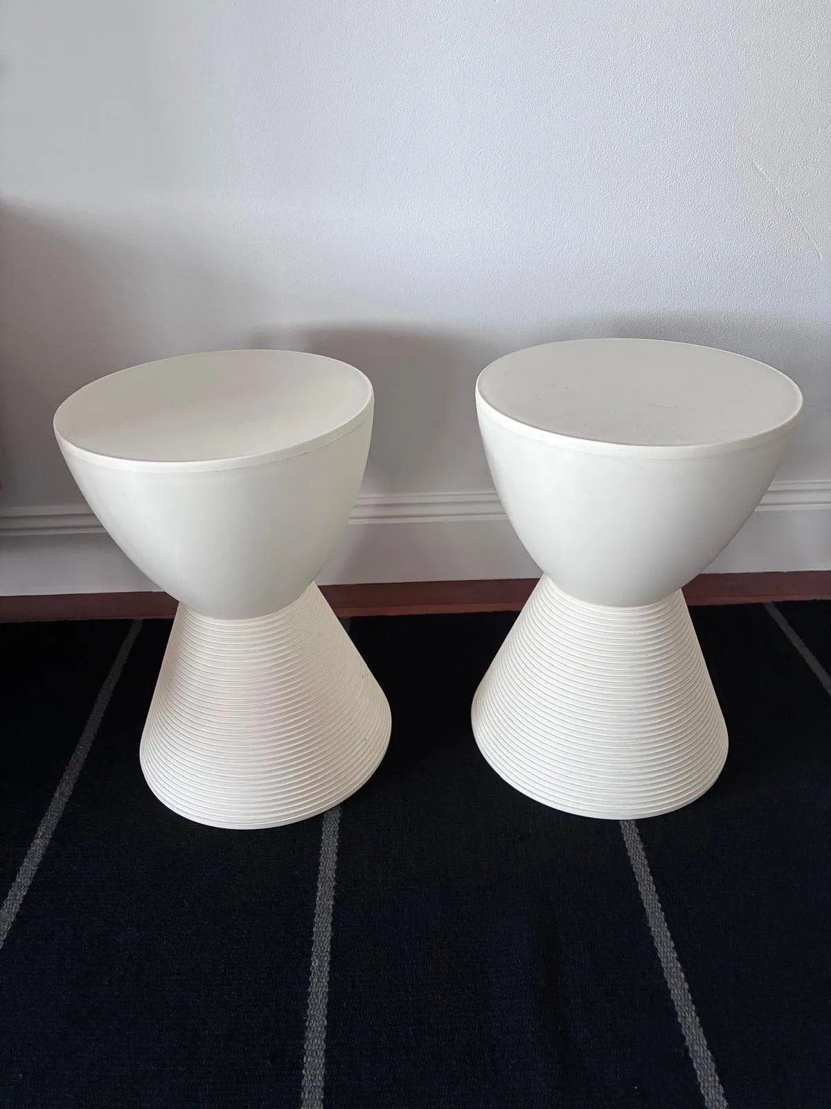 Kartell Prince AHA Stool Philippe Starck Wax White - Image 5