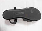 Paris Leather Platform Sandals Black - Image 4