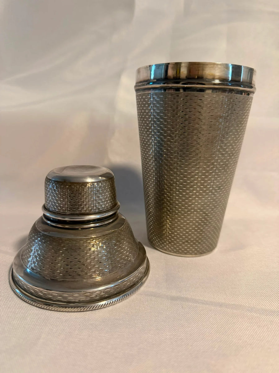 James Dixon & Sons Art Deco Silver Plated Cocktail Shaker Made in England - Image 3