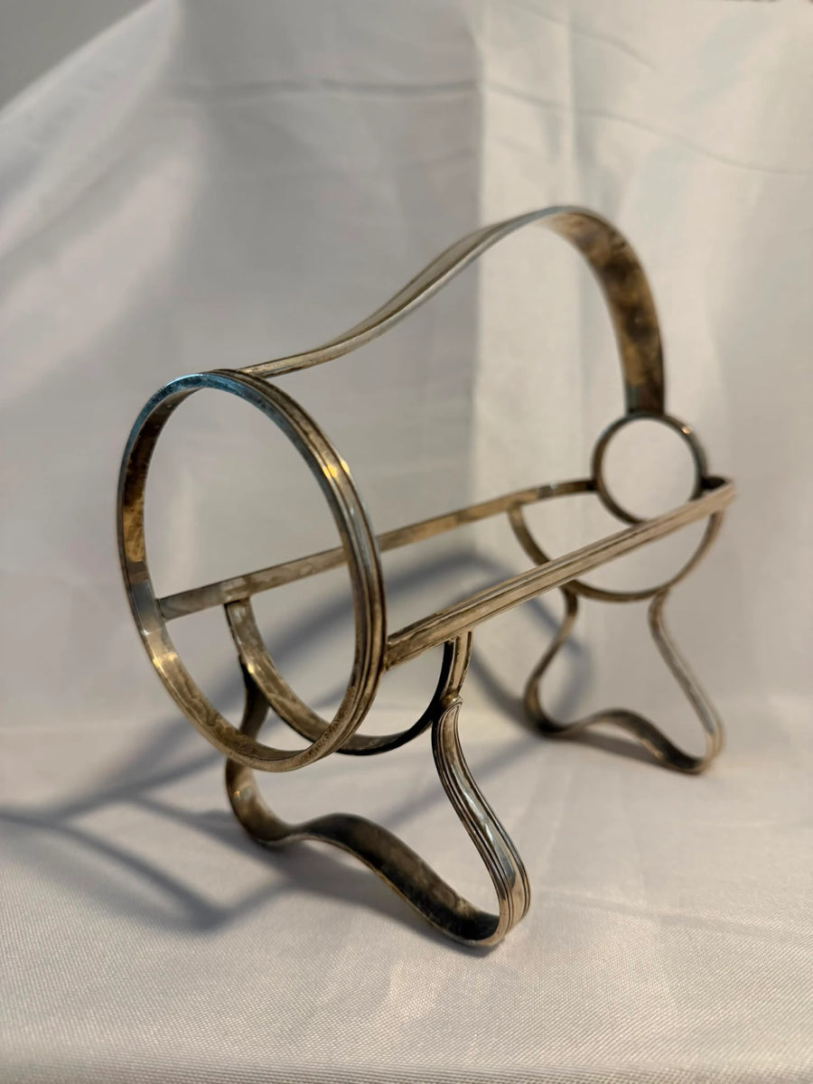 Elkington Silver Plated Wine Bottle Cradle Pourer Vintage England EPNS - Image 4