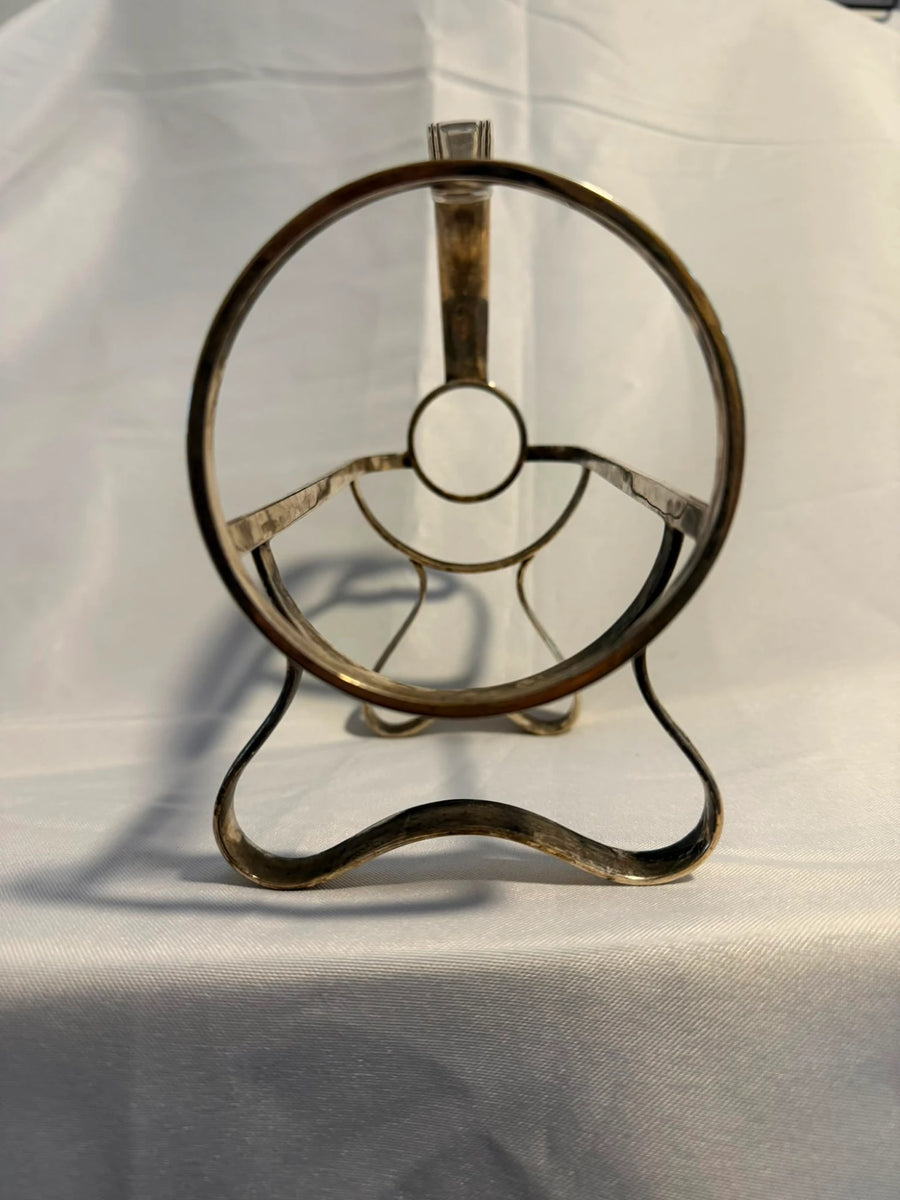 Elkington Silver Plated Wine Bottle Cradle Pourer Vintage England EPNS - Image 9