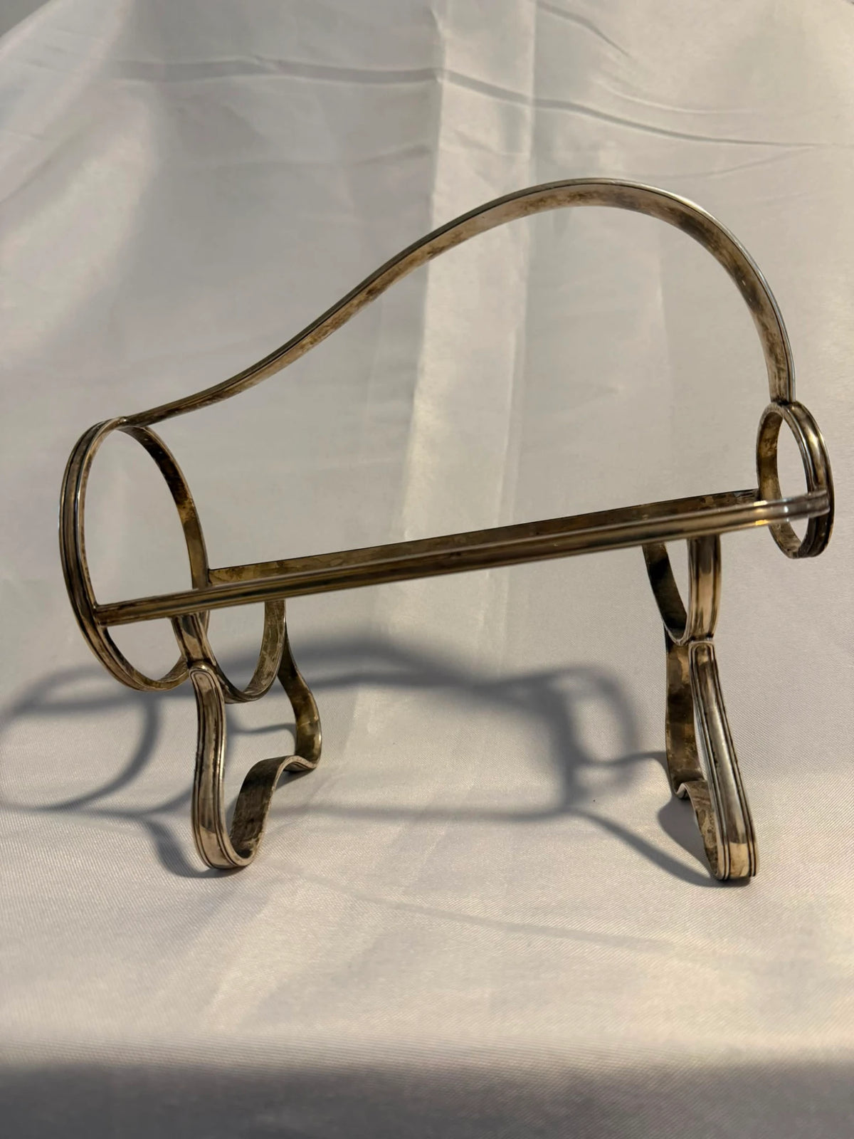 Elkington Silver Plated Wine Bottle Cradle Pourer Vintage England EPNS - Image 10