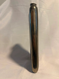Silver Plated Hip Flask 21oz Large Engine Turned Made in England Vintage - Image 7