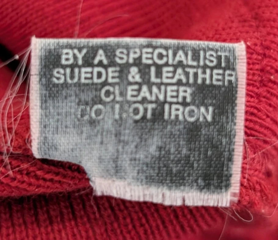 Oroton Red Leather and Knit Jacket - Image 4