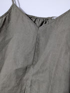 Billabong Linen Blend Cami Tank Top Olive Green Size 10 - Image 7