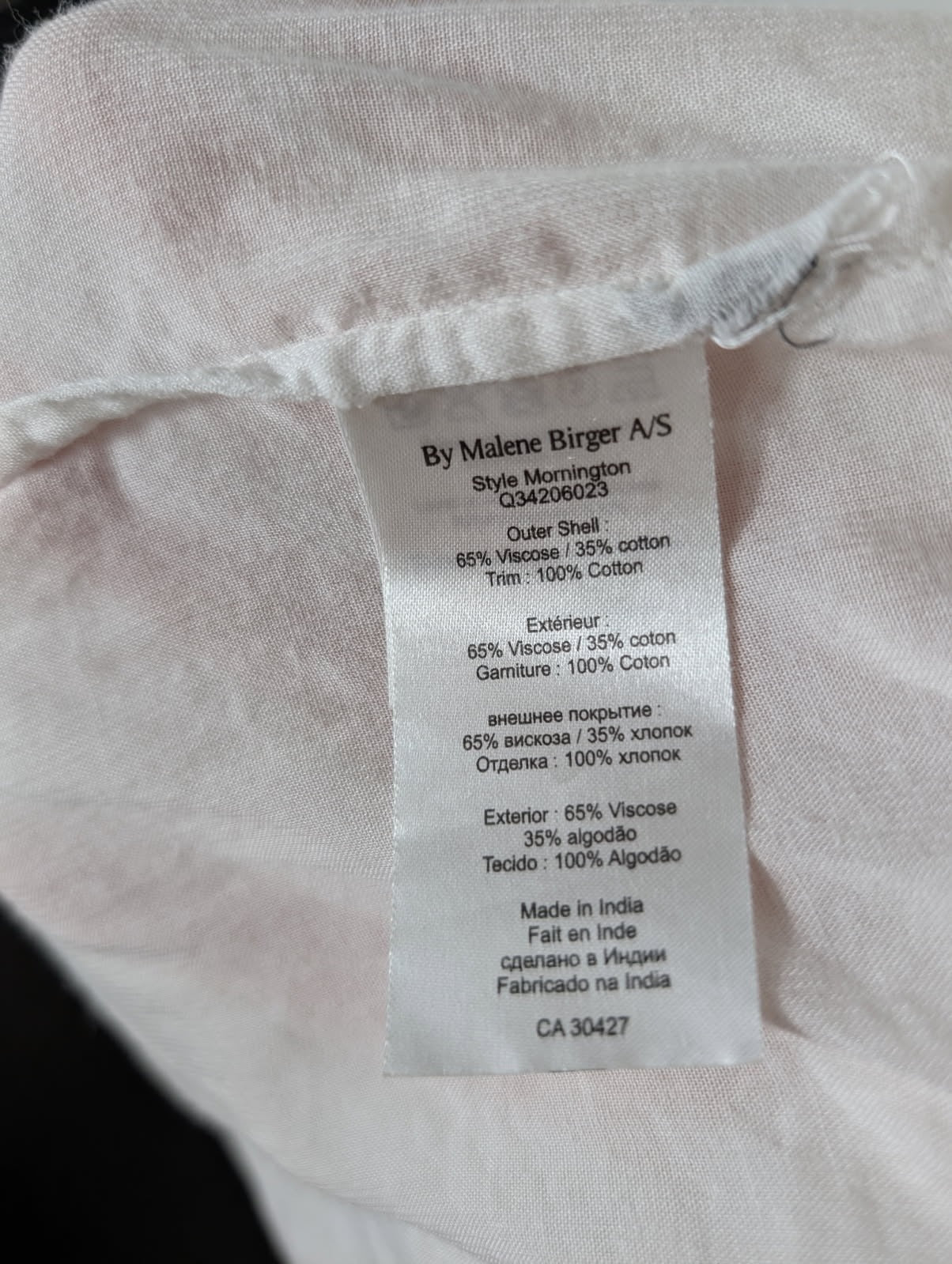 Country Road Women's Sweatshirt White Side Zip Detail - Image 9