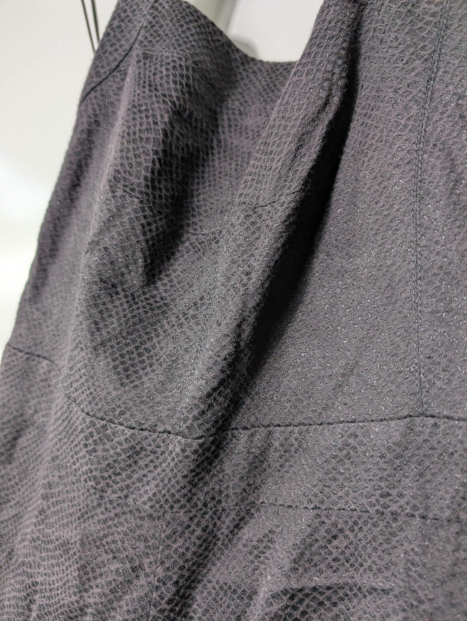 Veronika Maine Textured Halter Neck Midi Dress Black Size 12 - Image 2