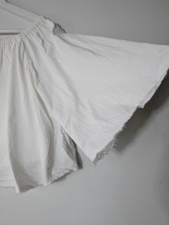 Viktoria & Woods Off-The-Shoulder Gauze Crop Top White Size 0 - Image 3