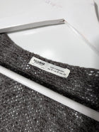 Pull&Bear Open Knit Cropped Cardigan Dark Grey Women's Size S - Image 3