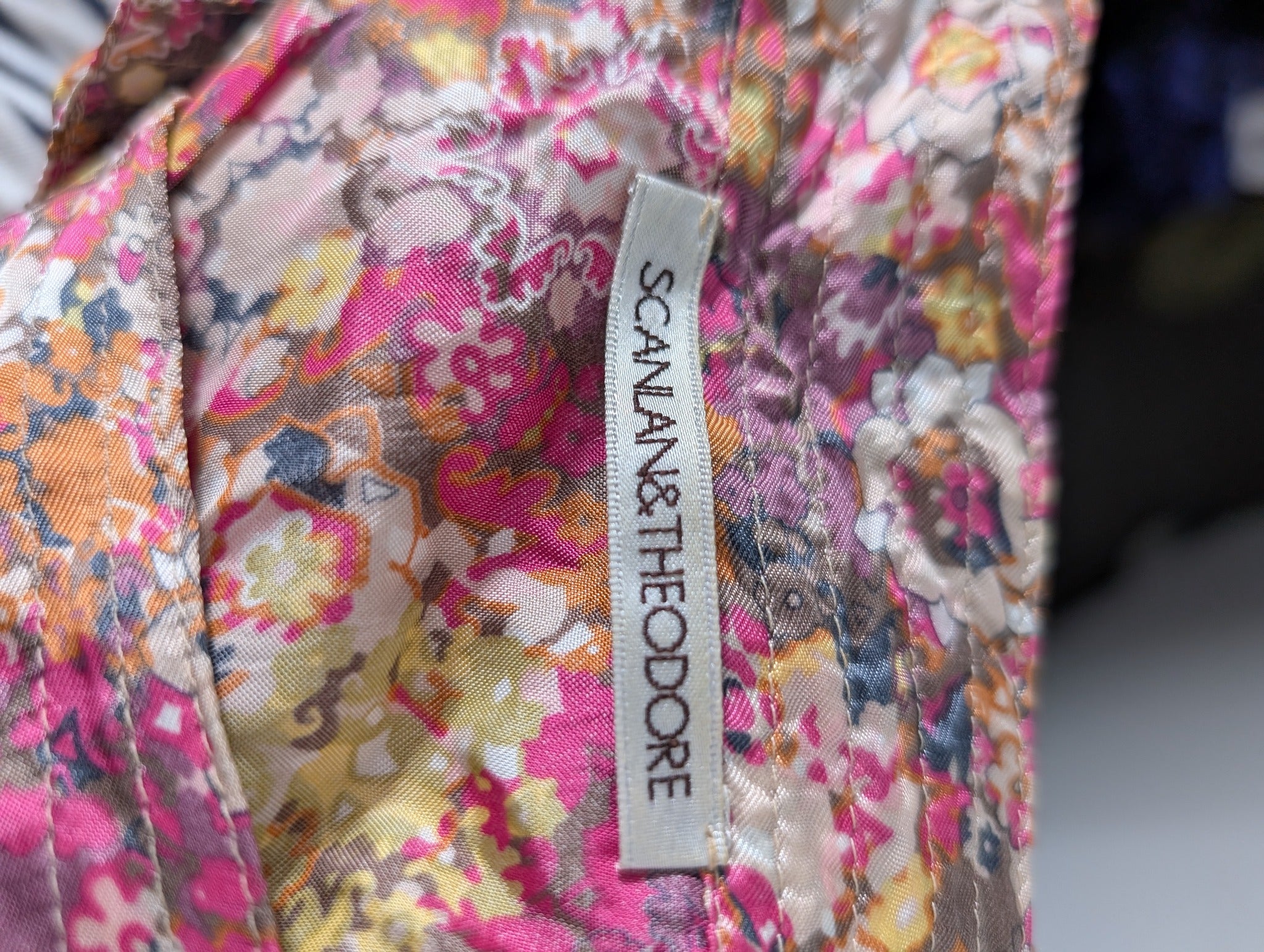 Scanlan & Theodore Floral Button-Front Midi Skirt Multicolour - Image 5