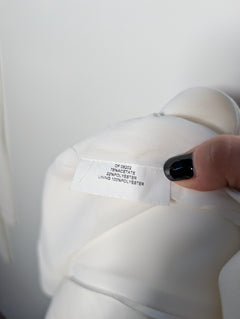 Anthea Crawford Crepe Blazer White Size 16 - Image 8