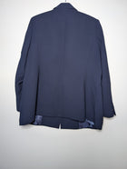 Sportscraft Double Breasted Blazer Navy Gold Buttons Women's Size 18 - Image 3
