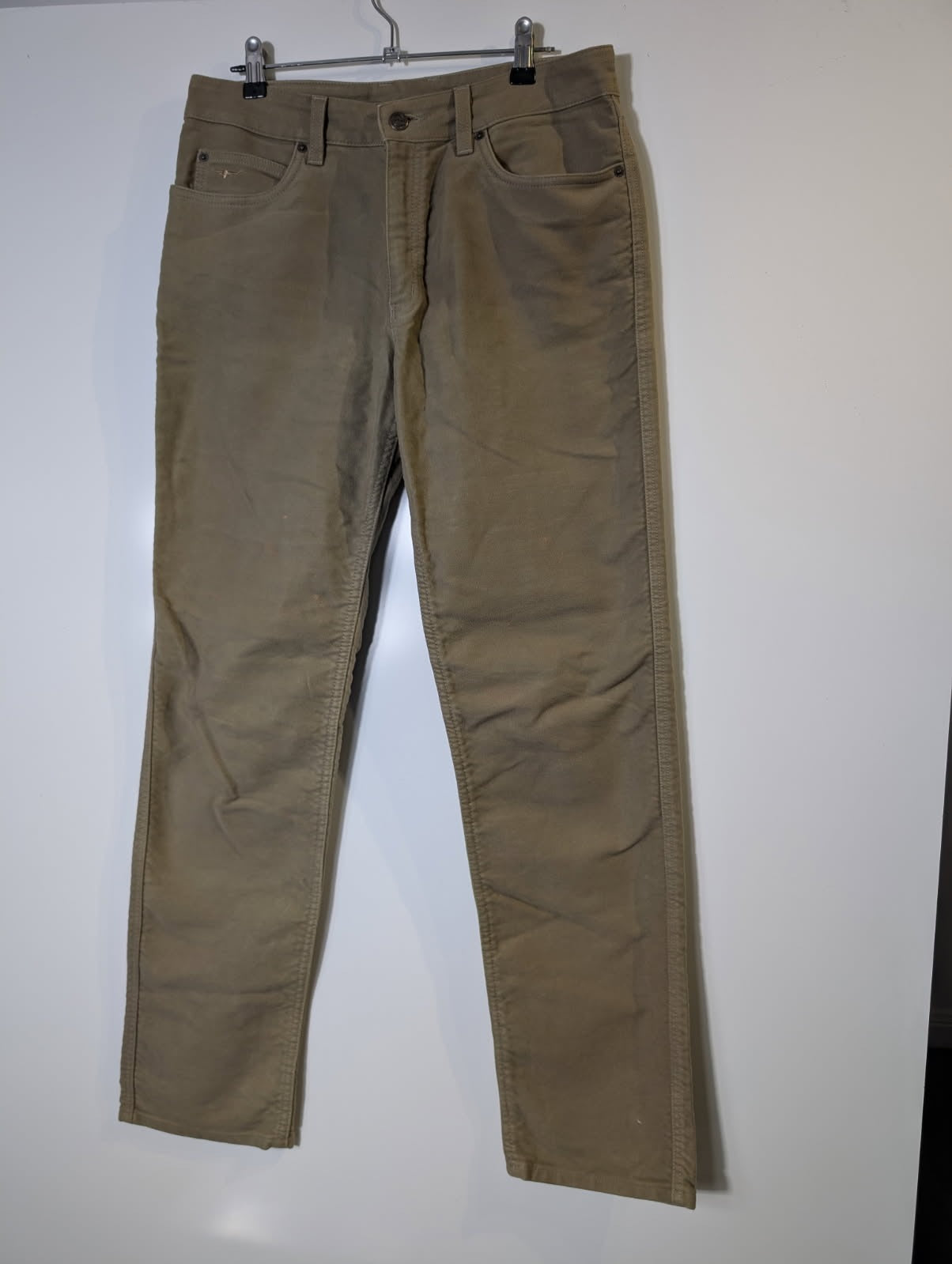 R.M. Williams Moleskin Jeans Beige Size 13 - Image 11