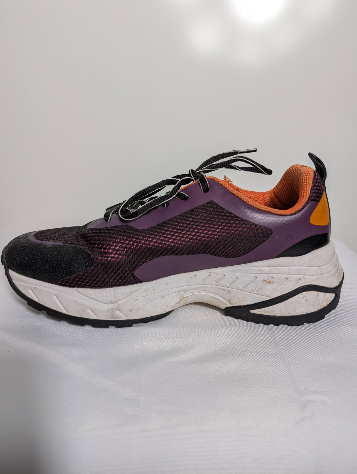 Waldläufer Chunky Mesh Sneakers Purple and Orange Women's US 9 - Image 8