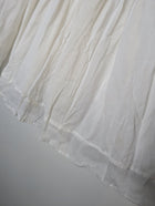 By Malene Birger Gauze Tunic Blouse White Pleated Detail - Image 2