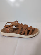 Ancient Greek Sandals Gladiator Sandals Brown Leather Size 39 - Image 5