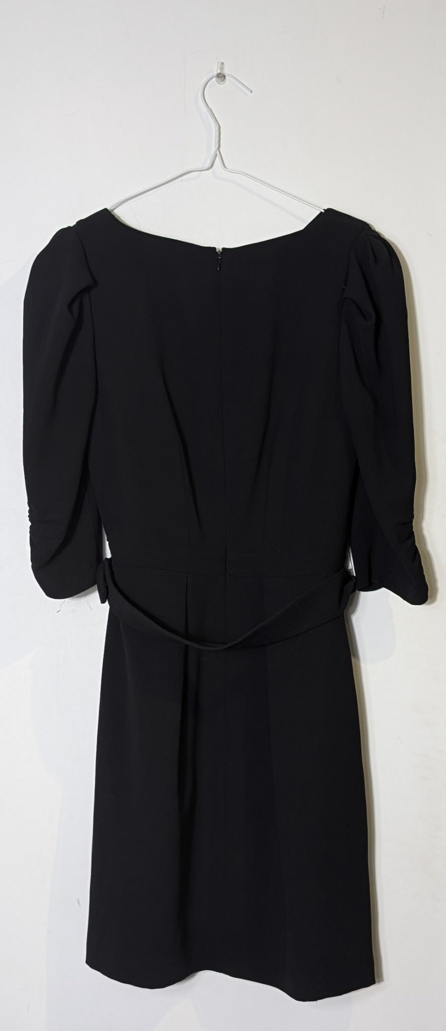 Country Road Wrap Front Midi Dress Black AU 12 - Image 3