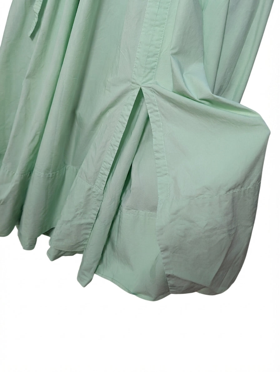 Country Road Cotton Poplin Midi Dress Mint Green Size 10 - Image 2