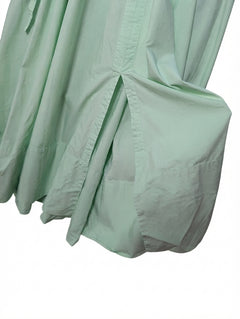 Country Road Cotton Poplin Midi Dress Mint Green Size 10 - Image 2
